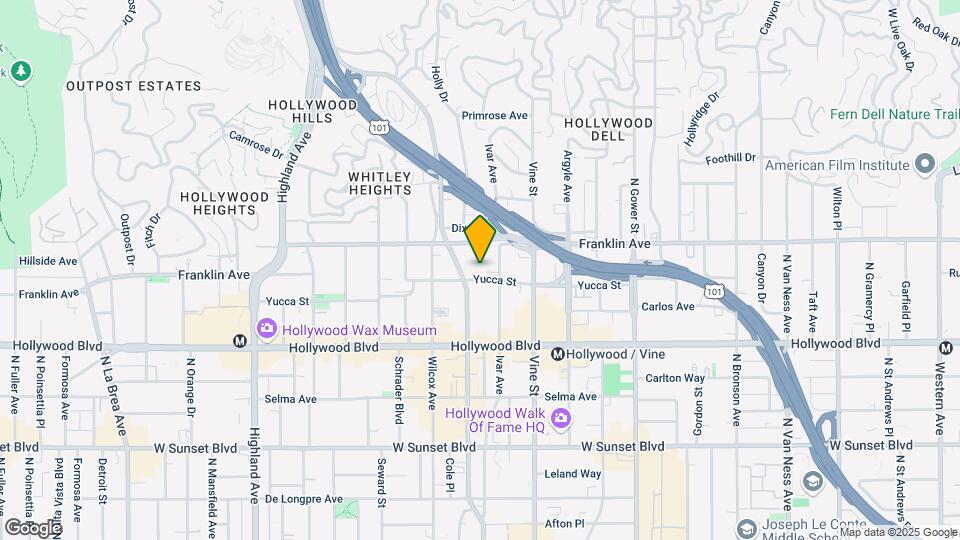 6373 Yucca St Map and Location Details