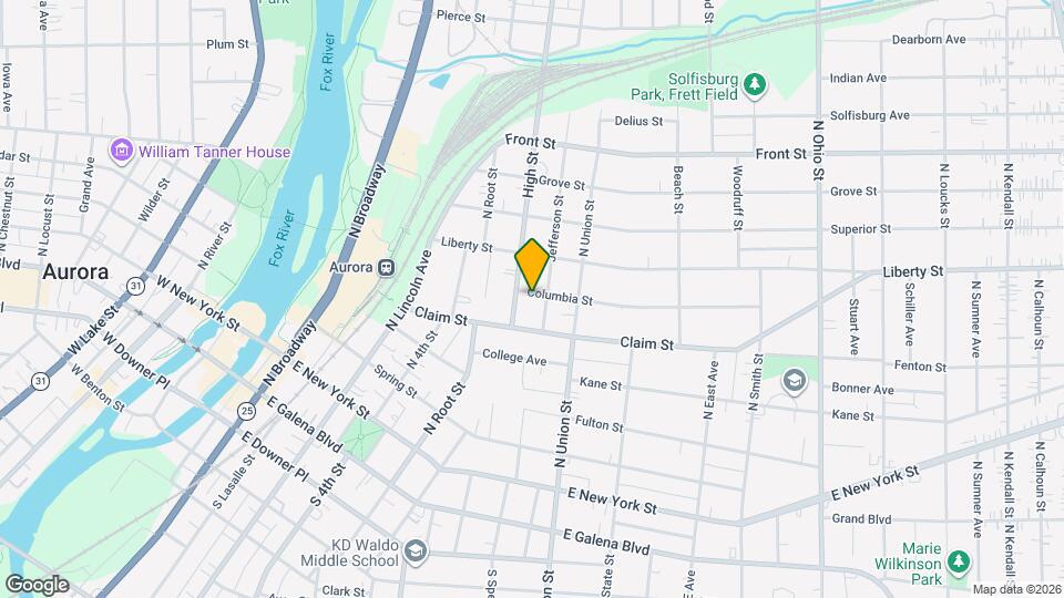 515 Columbia St Mapa y Detalles de la Ubicación