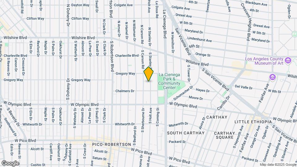 839 S Holt Ave Map and Location Details