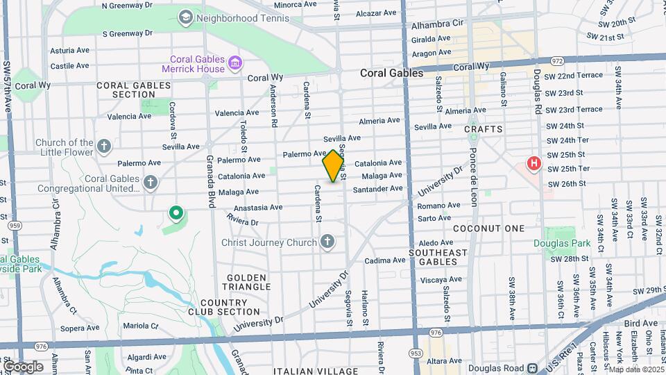 615 Santander Ave Map and Location Details