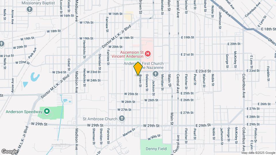 2319 Brown St Map and Location Details