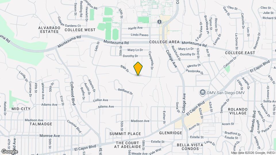 5651 Baja Dr Map and Location Details