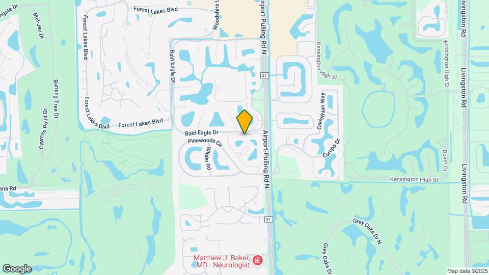 1300 Misty Pines Cir Map and Location Details