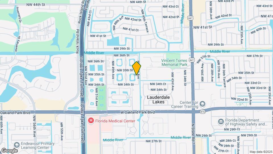 3401 NW 47th Ave Map and Location Details