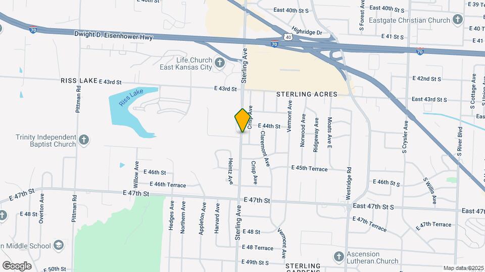 4421 Sterling Ave Map and Location Details