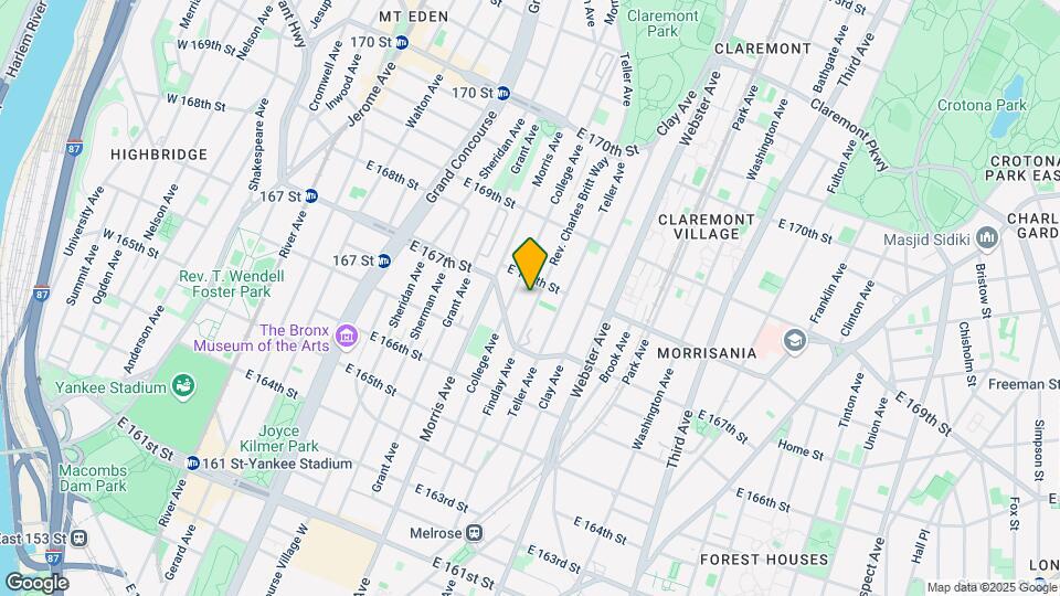 1205 Findlay Ave Map and Location Details