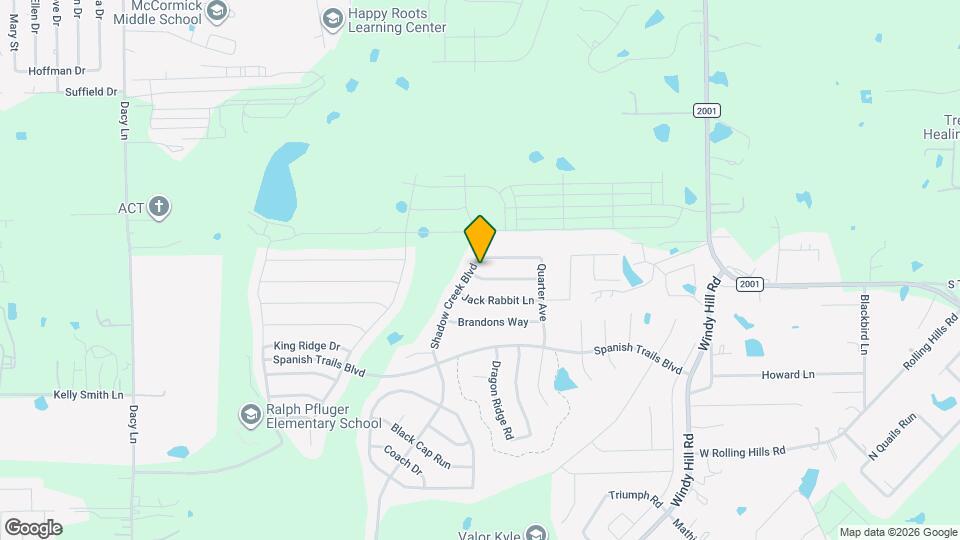 1216 Shadow Creek Blvd Map and Location Details