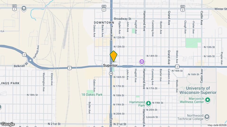 1424 Tower Ave, Unit Apt 1 Map and Location Details