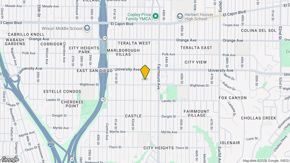 3825 Van Dyke Ave, Unit 3 Map and Location Details