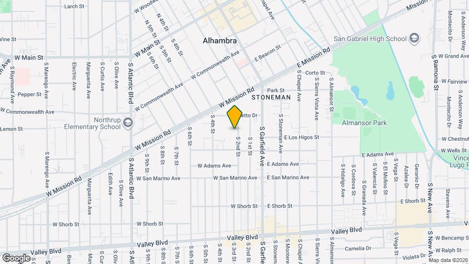 829-831 S 2nd St Map and Location Details