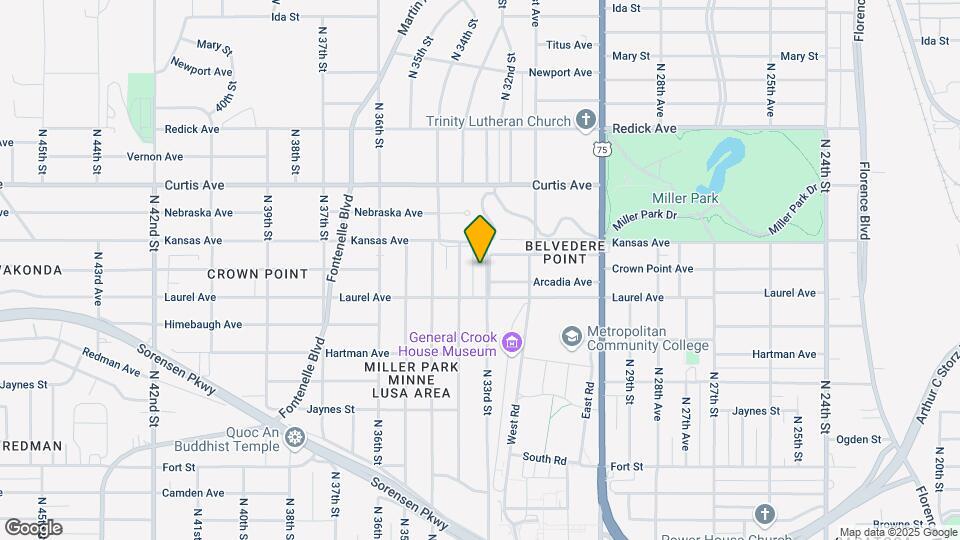 5960 N 33rd St Map and Location Details