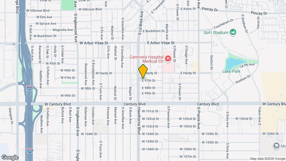 317 E 97th St Map and Location Details