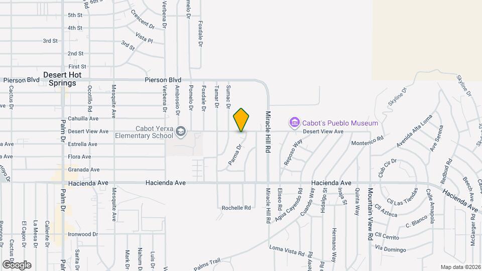 67365 Desert View Ave Map and Location Details