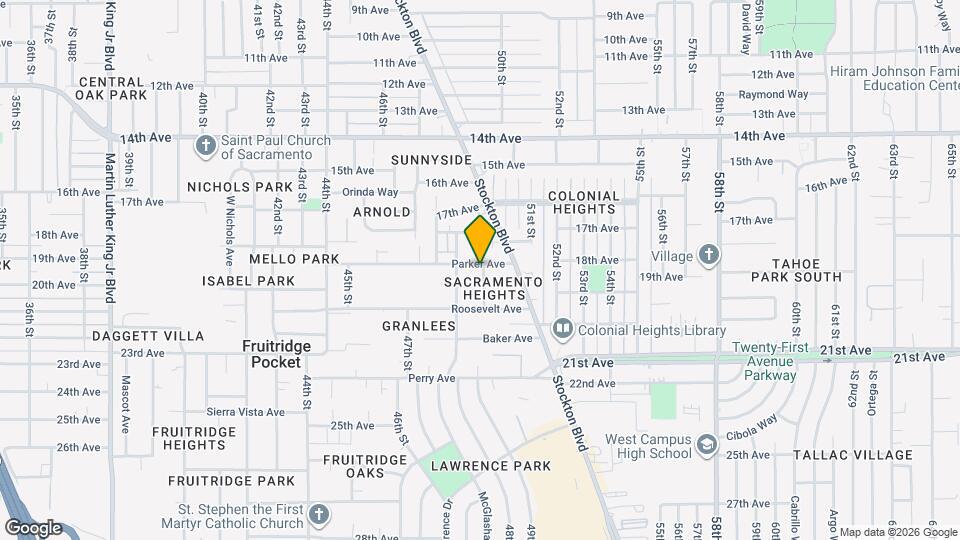 4820 Parker Ave Map and Location Details