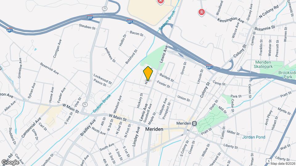 17 N Spring St Map and Location Details