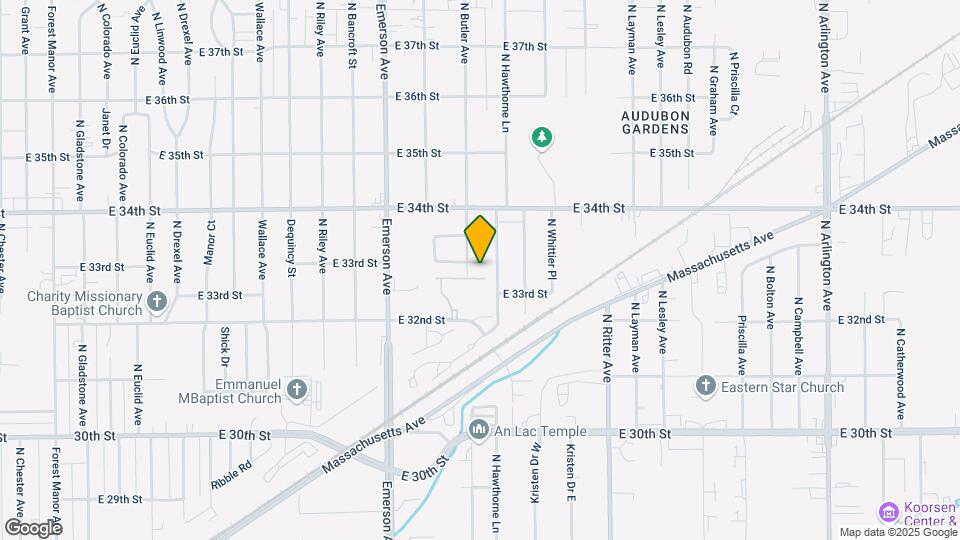 5313 E 33rd St Map and Location Details