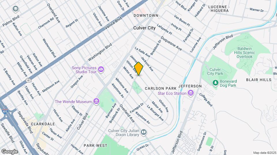 4209 Vinton Ave Mapa y Detalles de la Ubicación
