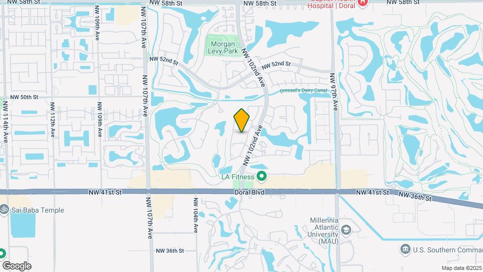 4680 NW 102nd Ave Map and Location Details