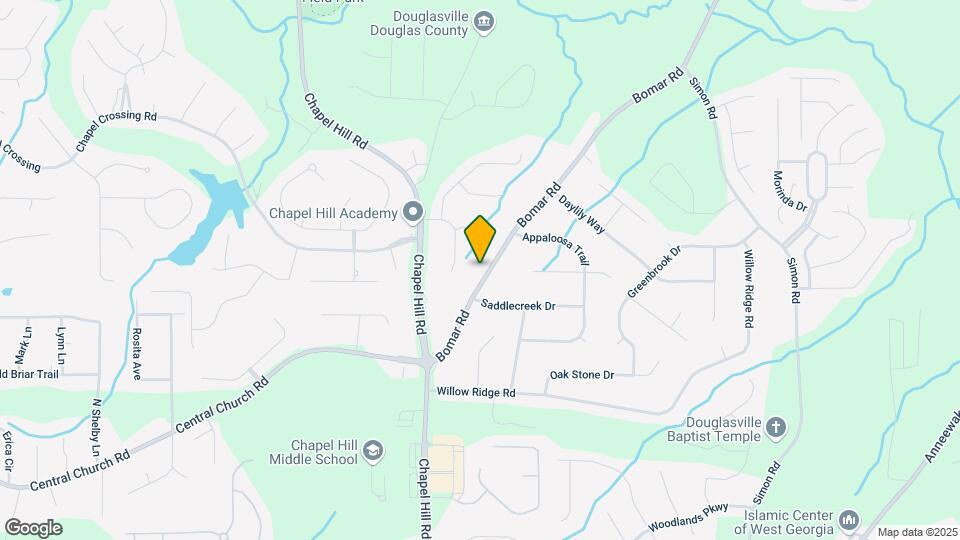 3739 Bomar Rd Map and Location Details