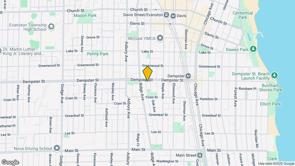 1238-1240 Oak Ave Map and Location Details