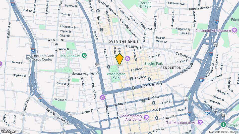 1316 Race St Map and Location Details