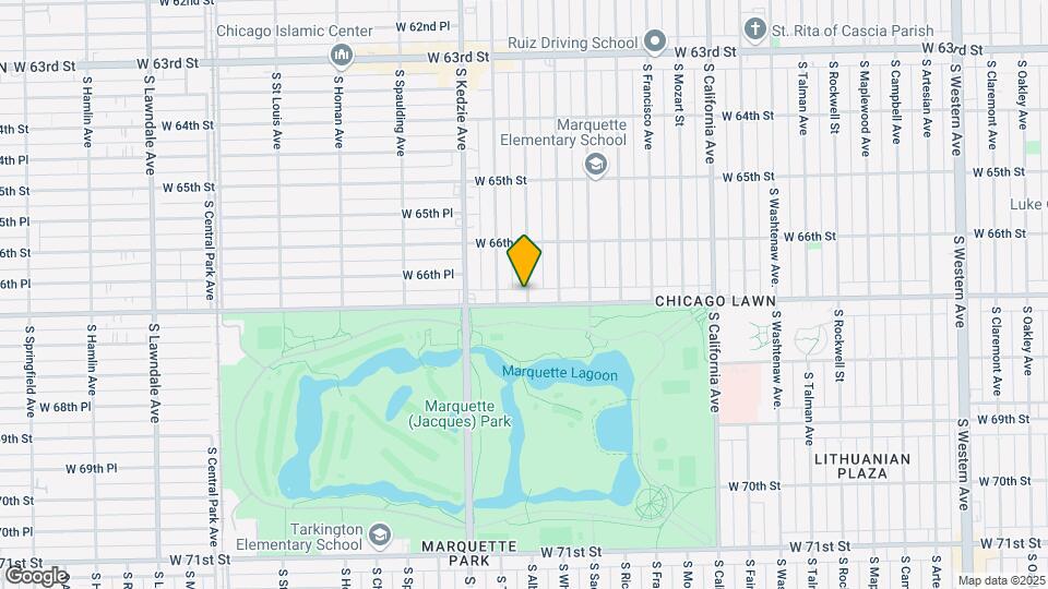 6648 S Albany Ave Mapa y Detalles de la Ubicación