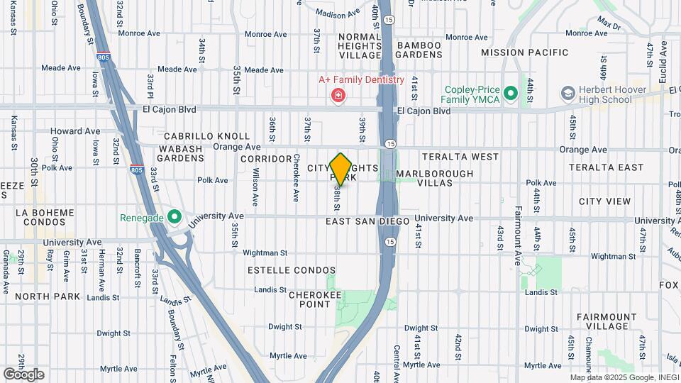 4069-4075 N 38th St Map and Location Details