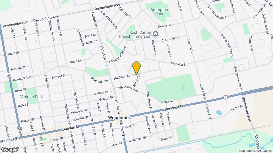 792 Hughson St Map and Location Details