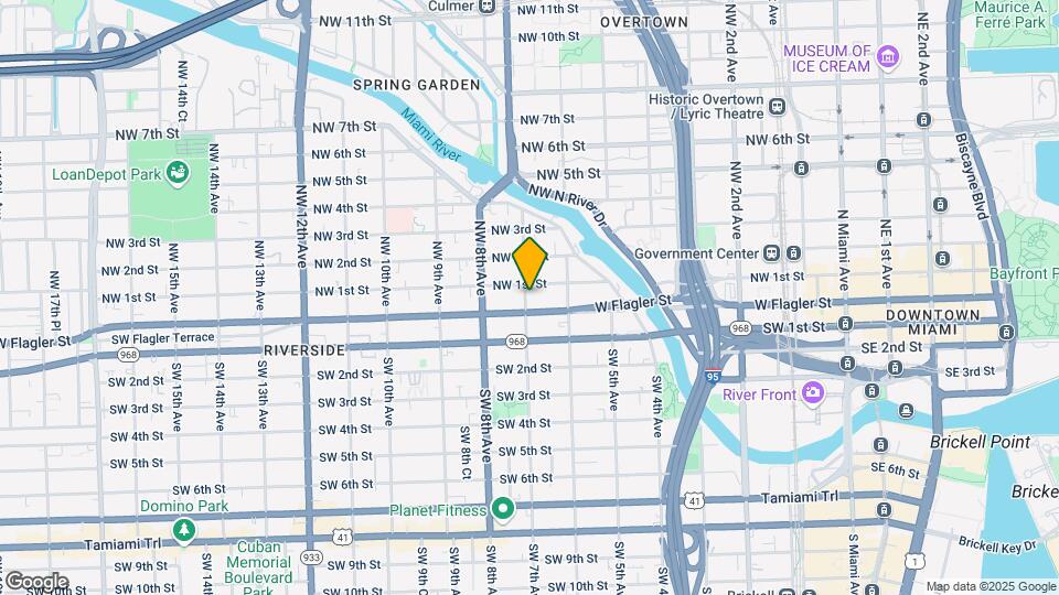 27 NW 7th Ave Mapa y Detalles de la Ubicación