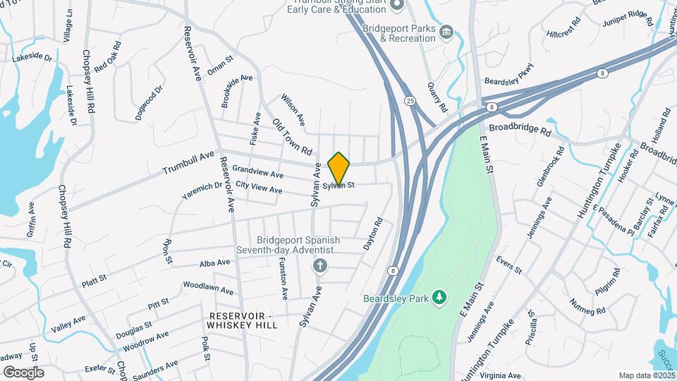317 Sylvan St Map and Location Details