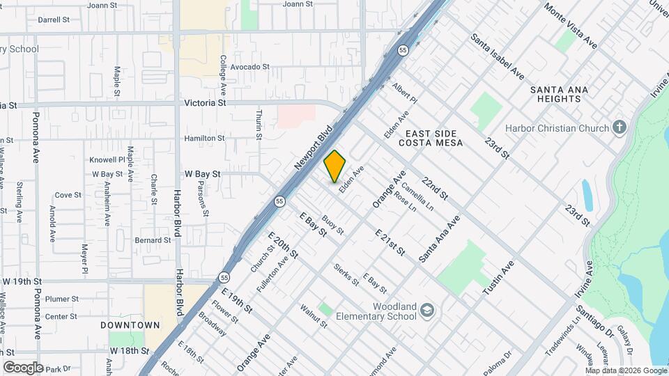 136 E 21ST ST, Unit B103 Map and Location Details