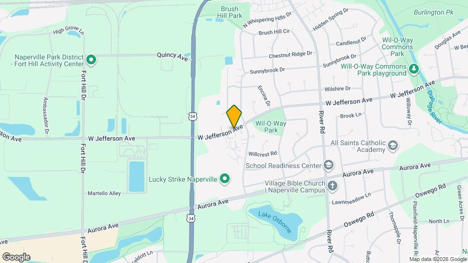 1508 W Jefferson Ave Map and Location Details