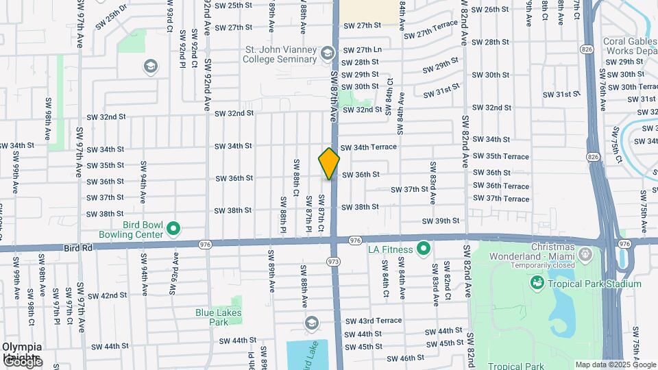 3630 SW 87th Ave Map and Location Details