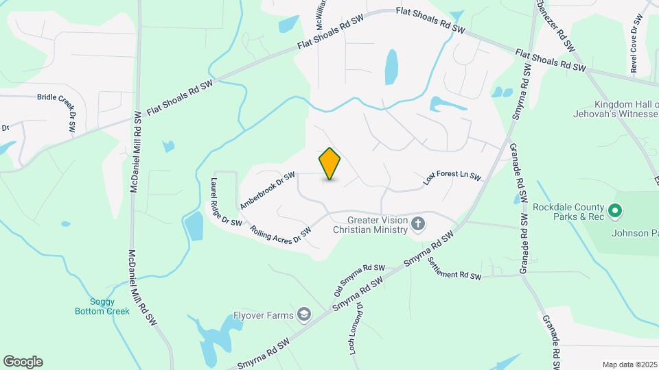 1740 Amberbrook Ct SW Map and Location Details