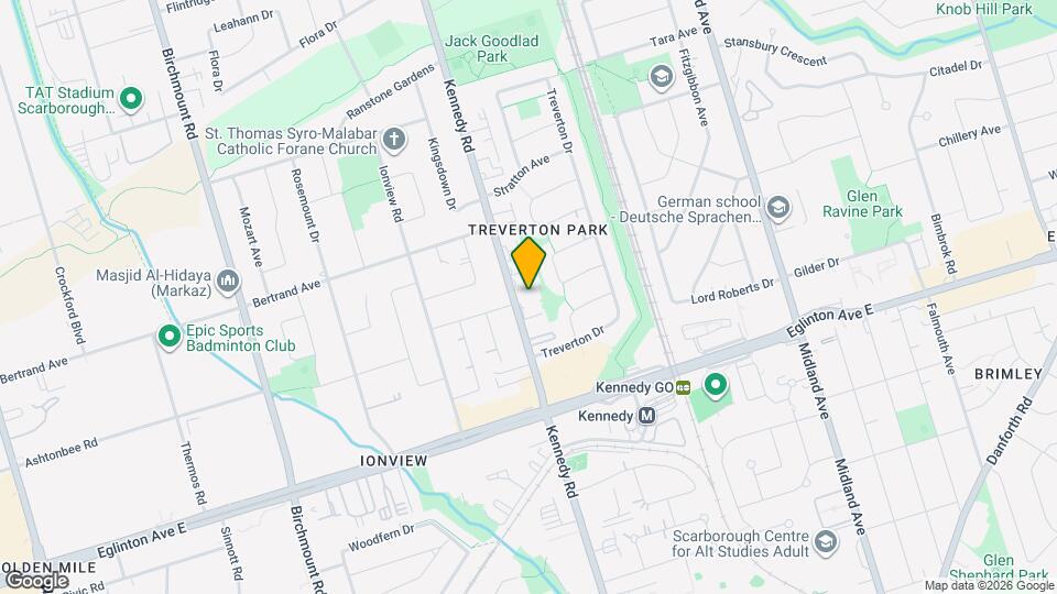 825 Kennedy Rd Map and Location Details