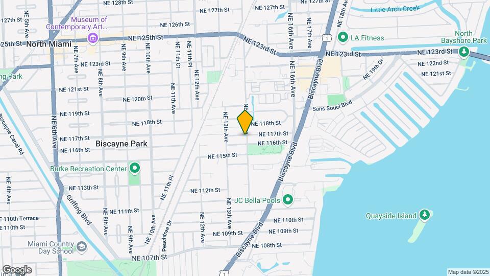 1398 NE 117th St Map and Location Details