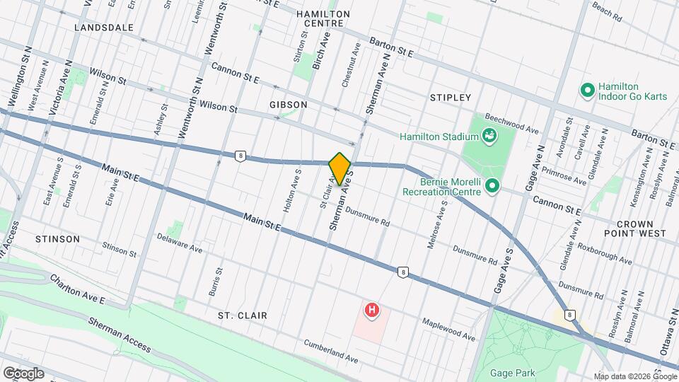 36 Sherman Ave S Map and Location Details