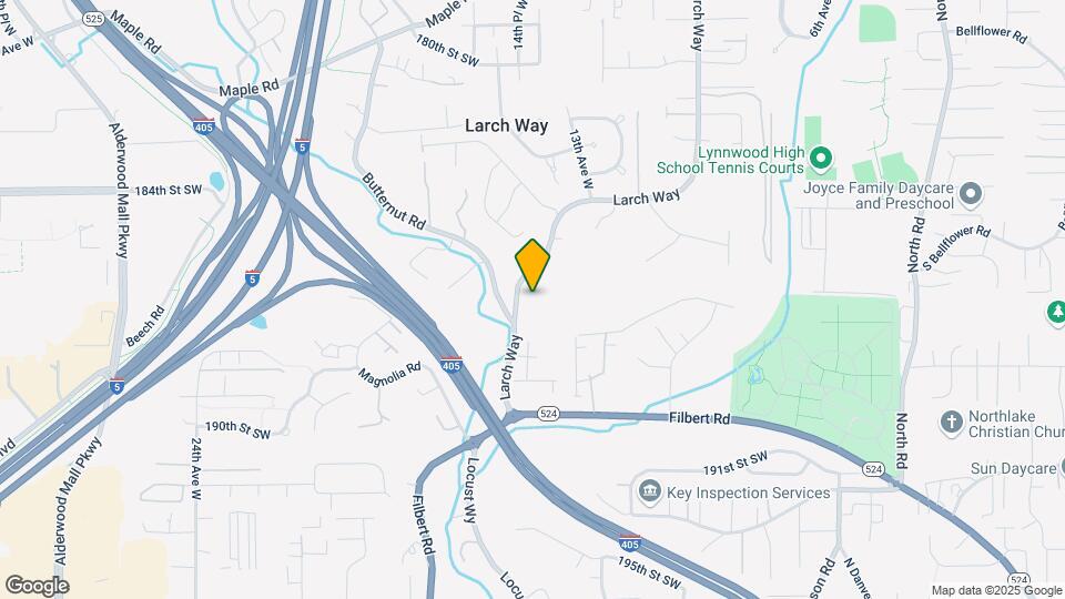 18701 Larch Way Map and Location Details