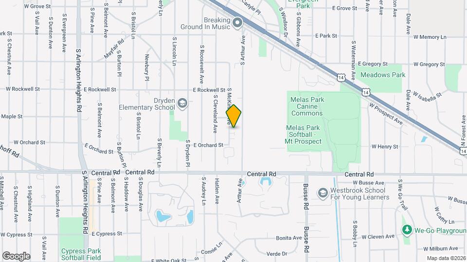 825 S McKinley Ave, Unit 1N Map and Location Details