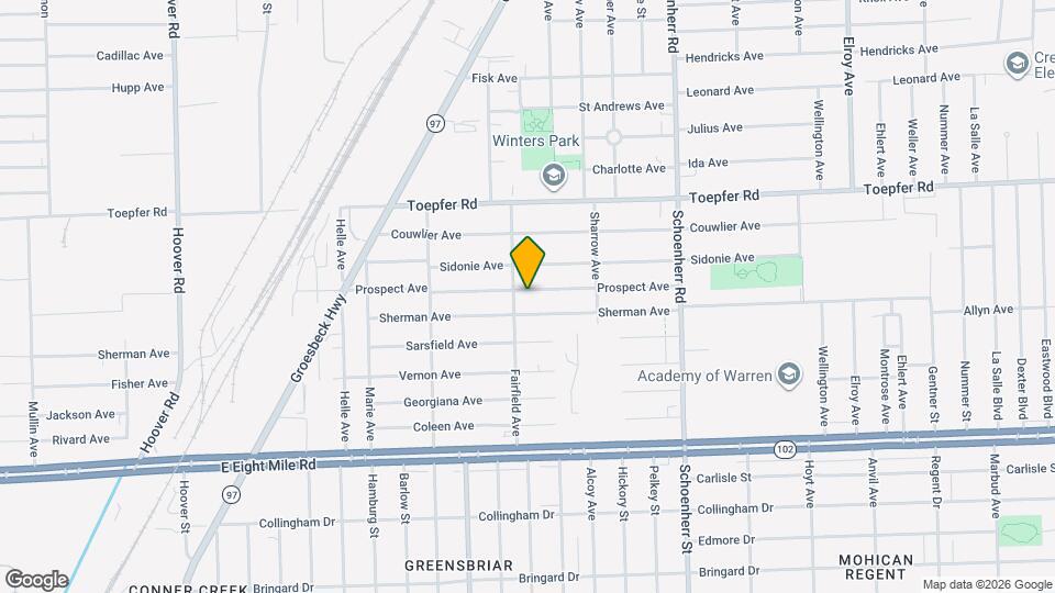 13018 Prospect Ave Map and Location Details