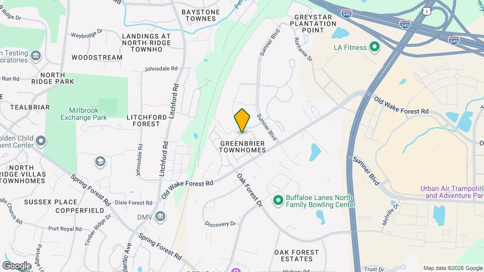 2919 Berkeley Springs Pl Map and Location Details