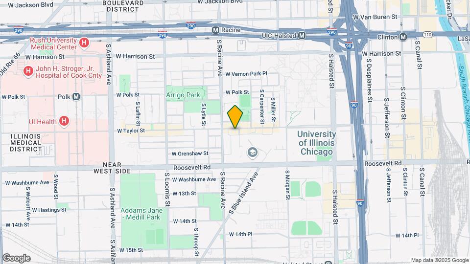 1131 W Taylor St Map and Location Details