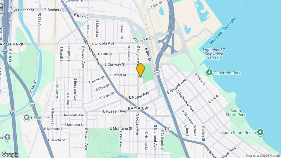 2516 S Logan Ave Map and Location Details
