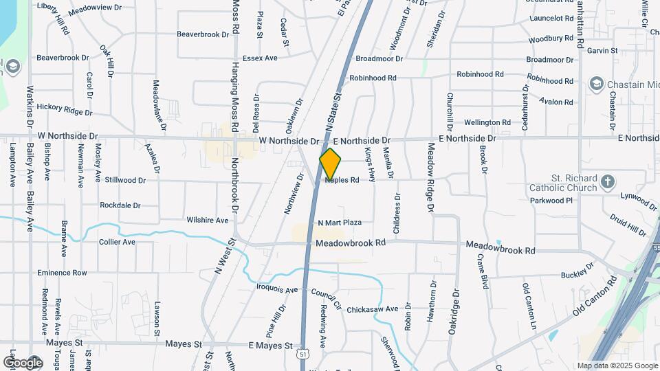 321 Naples Rd Map and Location Details