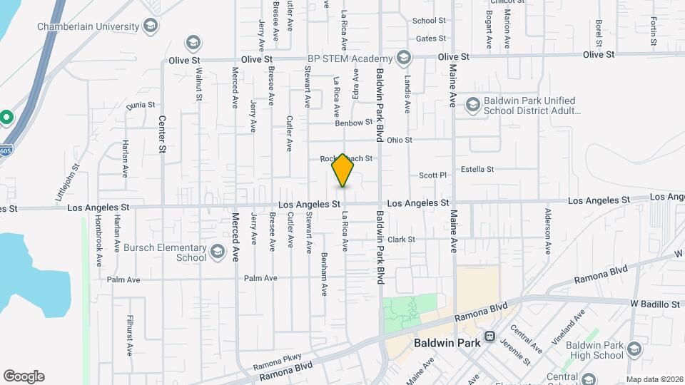 4419 La Rica Ave, Unit A Mapa y Detalles de la Ubicación
