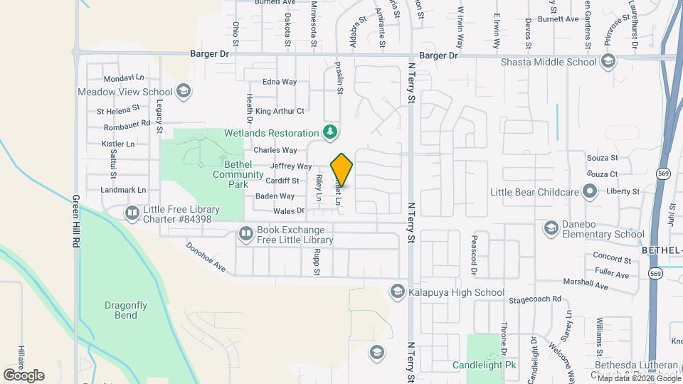1625 Hamlet Ln Map and Location Details