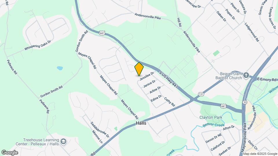 7533 Jessilee Dr Map and Location Details