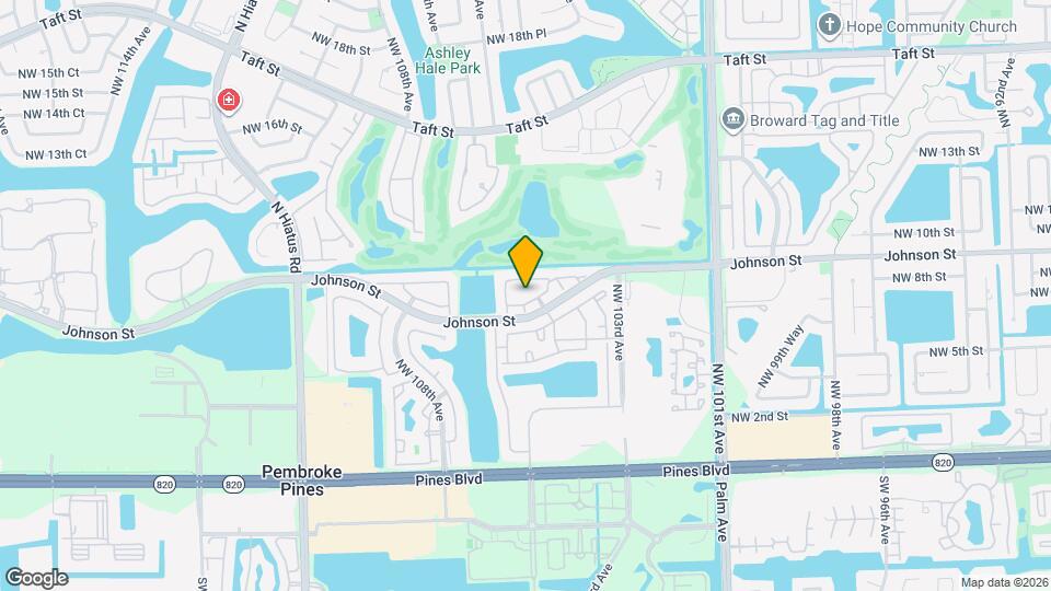 10541 NW 10th St Map and Location Details