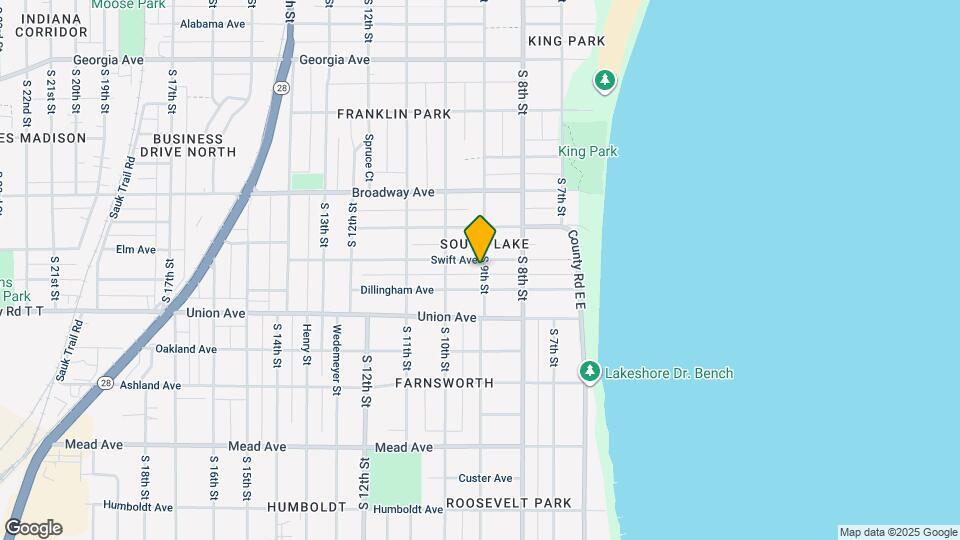 901 Swift Ave, Unit Lower Map and Location Details