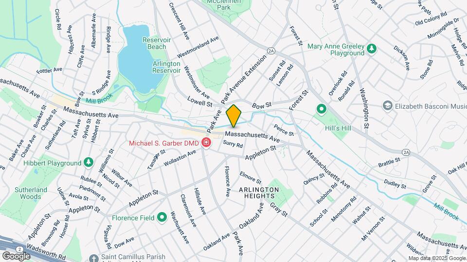 1283 Massachusetts Ave Map and Location Details